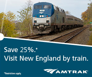 Amtrak - Visit New England by Train and Save 25%!