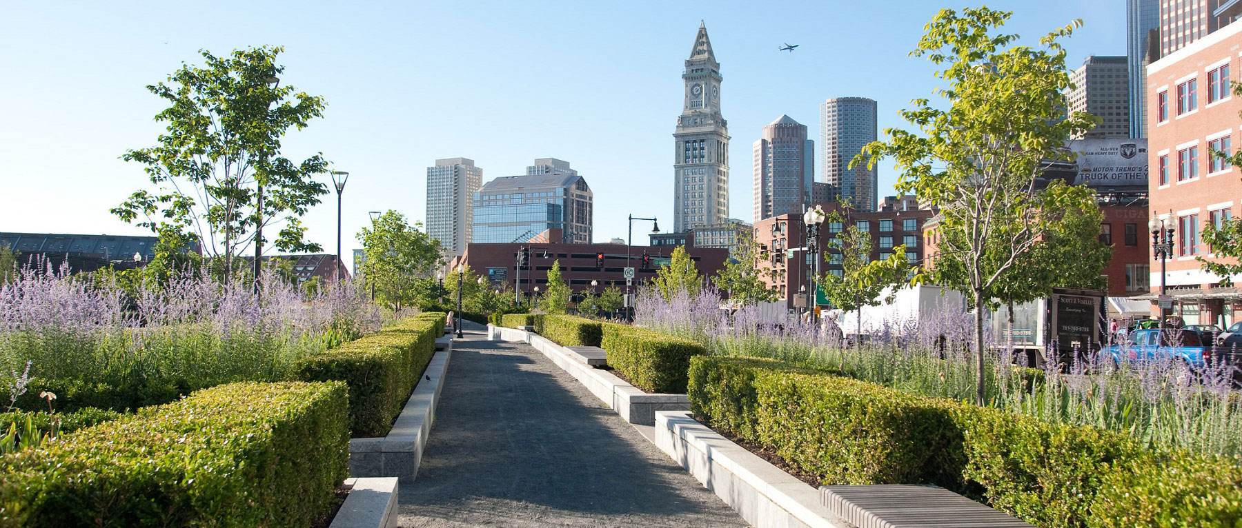 Rose Kennedy Greenway in Boston, MA - Photo Credit Massachusetts Office of Travel & Tourism