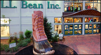 LL Bean in Freeport Maine