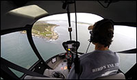 Birds eye helicopter