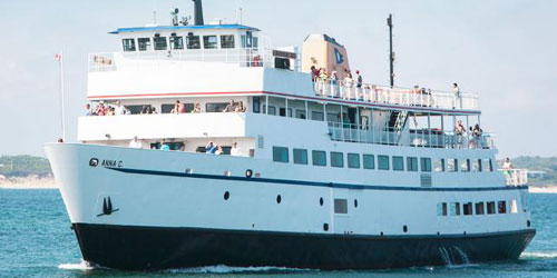 Close-up Traditional Ferry - Block Island Ferry - Narragansett, RI