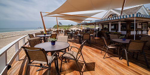 Dune Cottage Outdoor Patio 500x250 - Ocean House Resort - Watch Hill, RI