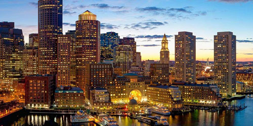 Twilight View from the Harbor 500x250 - Boston Harbor Hotel - Boston, MA