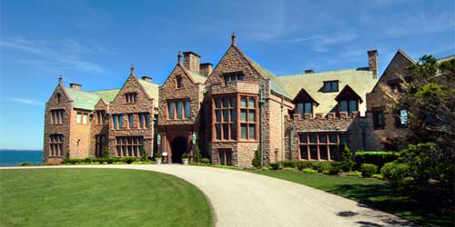 Front Exterior Rough Point Mansion Newport Rhode Island