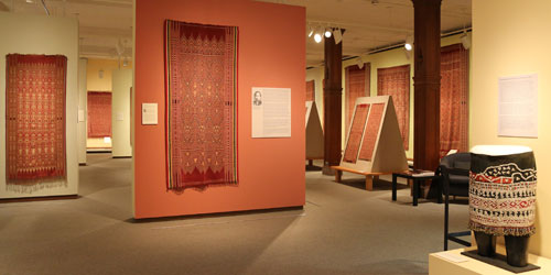 Woven Power Install 500x250 - Cantor Art Gallery - Worcester, MA