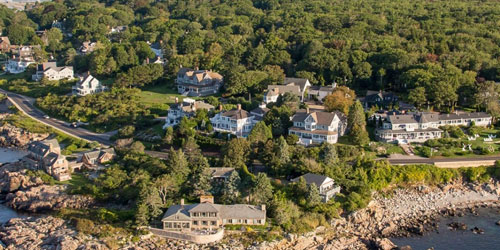 Aerial View 500x250 - Cape Arundel inn & Resort - Kennebunkport, ME