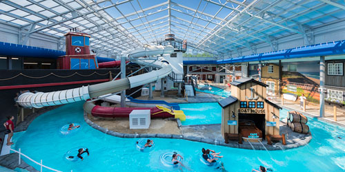 Water Park Aerial View 500x250 - Cape Codder Resort & Spa - Hyannis, MA