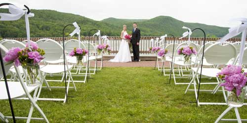 Outdoor Wedding - Lake Morey Resort - Fairlee, VT