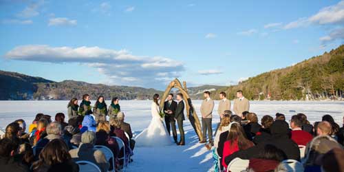 Winter Wedding - Lake Morey Resort - Fairlee, VT - Photo Credit Jaclyn Schmitz