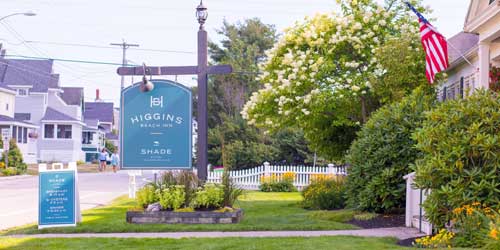 Entrance Sign - Higgins Beach Inn - Scarborough, ME