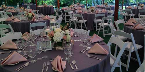 Wedding Reception Tables - Inn at Diamond Cove - Portland, ME