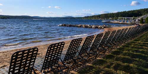 Lakeside Beach Chairs - Margate Resort on Winnipesaukee - Laconia, NH