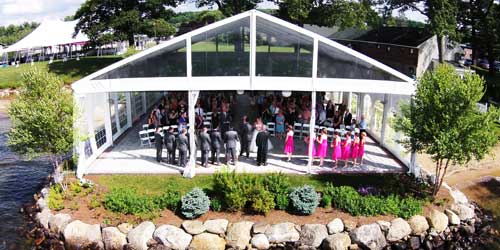 Lakeside Wedding Pavilion - Margate Resort on Winnipesaukee - Laconia, NH