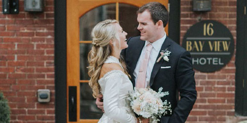 Bride & Groom 500x250 - 16 Bay View - Camden, ME