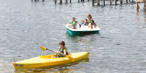 Family Paddling - Naswa Resort - Laconia, NH