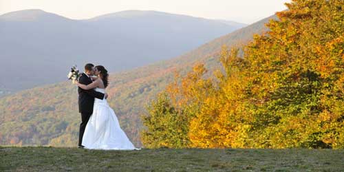 Fall Wedding View - Jiminy Peak Mountain Resort - Hancock, MA