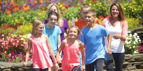 Kids and Flowers - Jiminy Peak Mountain Resort - Hancock, MA