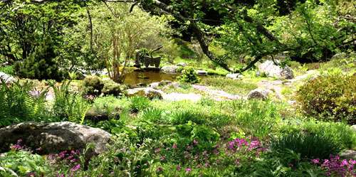Gardens of Fells Estate in New Hampshire