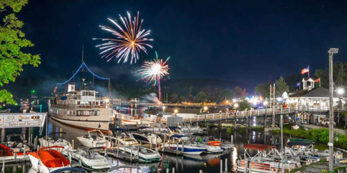 Winnipesaukee Pier Fireworks - Lakes Region Association - New Hampshire