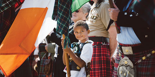 Flag Boy - NH Highland Games - Lincoln, NH