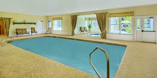 Tan Pool Room - The Pointe Hotel at Castle Hill Resort - Proctorsville, VT