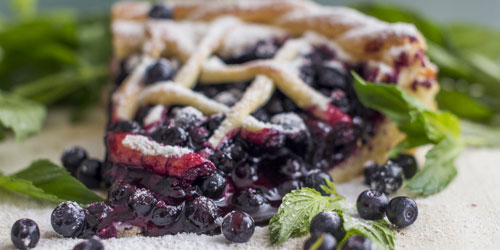 Maine Blueberry Pie - Classic Foods of New England