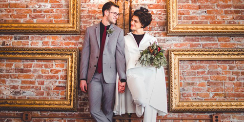 Wedding Couple - Hotel on North - Pittsfield, MA - Photo Credit Sam Smalley