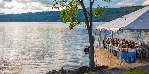 Lakeside Tent Dining - Basin Harbor - Vergennes, VT