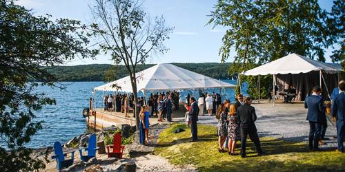 Dock Wedding Reception - Basin Harbor - Vergennes, VT