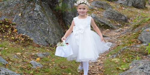 Wedding Flower Girl - Attean Lake Lodge - Jackman, ME