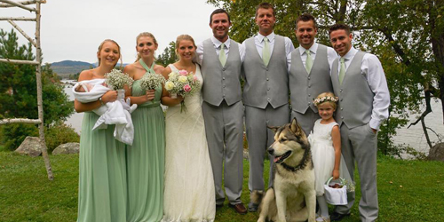 Wedding Party - Attean Lake Lodge - Jackman, ME