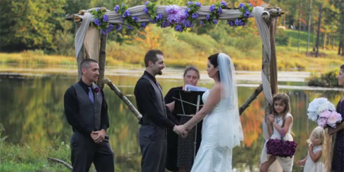 Outdoor Wedding - Sterlilng Ridge Resort - Jeffersonville, VT