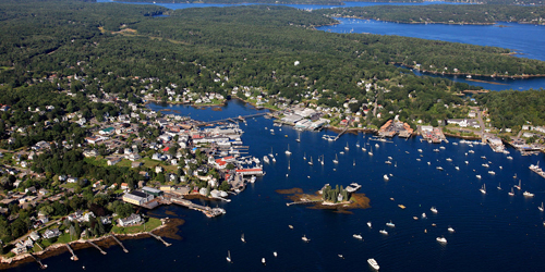 Aerial View - Boothbay Harbor Oceanside Golf Resort - Boothbay Harbor, ME