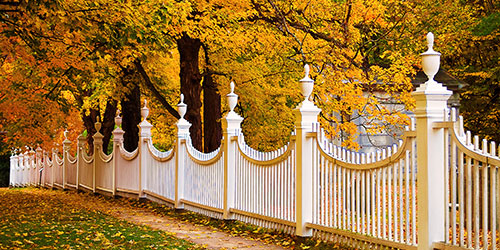 Fall Foliage in New England - Bennington, Vermont