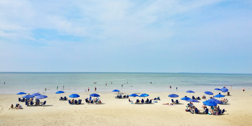 Beachfront Umbrellas - Ocean Edge Resort & Golf Club - Brewster, MA