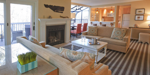 The Mansion Living Room - Ocean Edge Resort & Golf Club - Brewster, MA