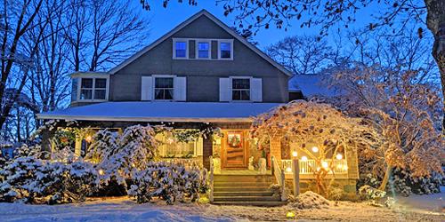 Winter Scene - Inn at Tanglewood Hall - York Harbor, ME