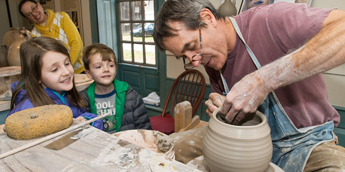 Pottery Lesson Kids - Deerfield Inn - Deerfield, MA