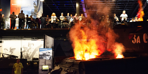 Burning Tank - American Heritage Museum - Hudson, MA