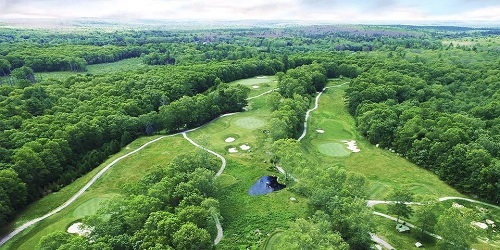 Golf Course Aerial View - The Preserve Club & Residences - Richmond, RI