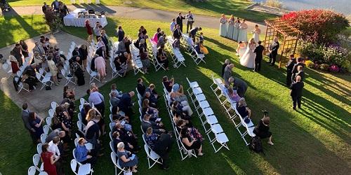 Terrace Patio Wedding - Lake Morey Resort - Fairlee, VT