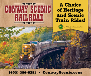 Conway Scenic Railroad in North Conway, NH - A Choice of Heritage and Scenic Train Rides! Open Daily.