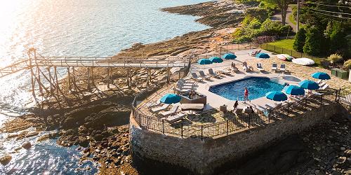 Pool on the Coastline - Spruce Point Inn - Boothbay Harbor, ME