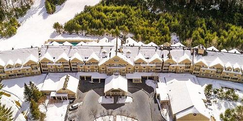 Winter Aerial View - Attitash Grand Summit Hotel - Bartlett, NH