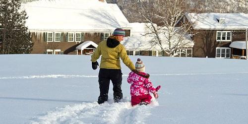 Winter Mom & Daughter - Mountain Top Inn - Chittenden, VT