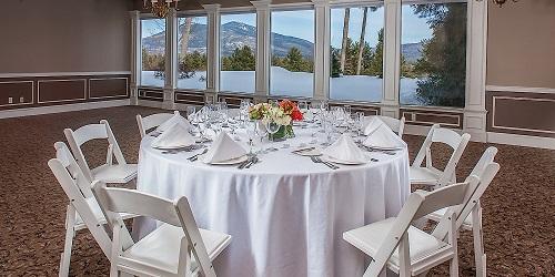Winter Wedding Reception Table - White Mountain Hotel & Resort - North Conway, NH