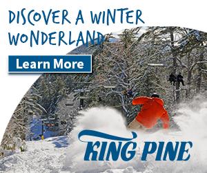 King Pine Ski Area in East Madison, NH - Discover a Winter Wonderland! Click Here to Learn More.