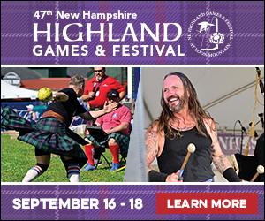 The NH Highland Games & Festival, Presented by NHSCOT - September 16-18, 2022 at Loon Mountaiin Resort in Lincoln. Click Here to reserve your tickets!