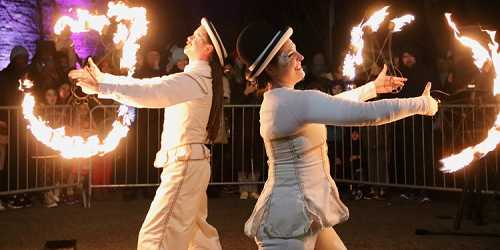 Fire Dancers at Lowell Winterfest - Greater Merrimack Valley MA