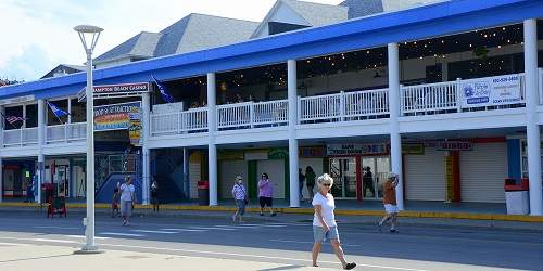 Shops and Casino at Hampton Beach, NH